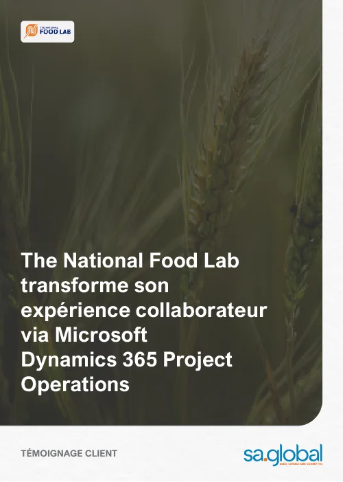 The National Food Lab transforme son expérience collaborateur avec Microsoft Dynamics 365 Project Operations