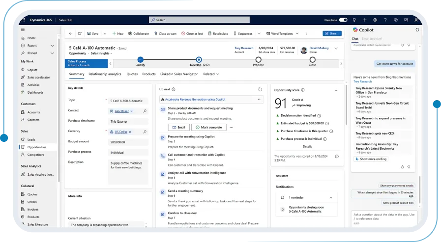 Dynamics 365 Sales CRM: Customer journey intelligence